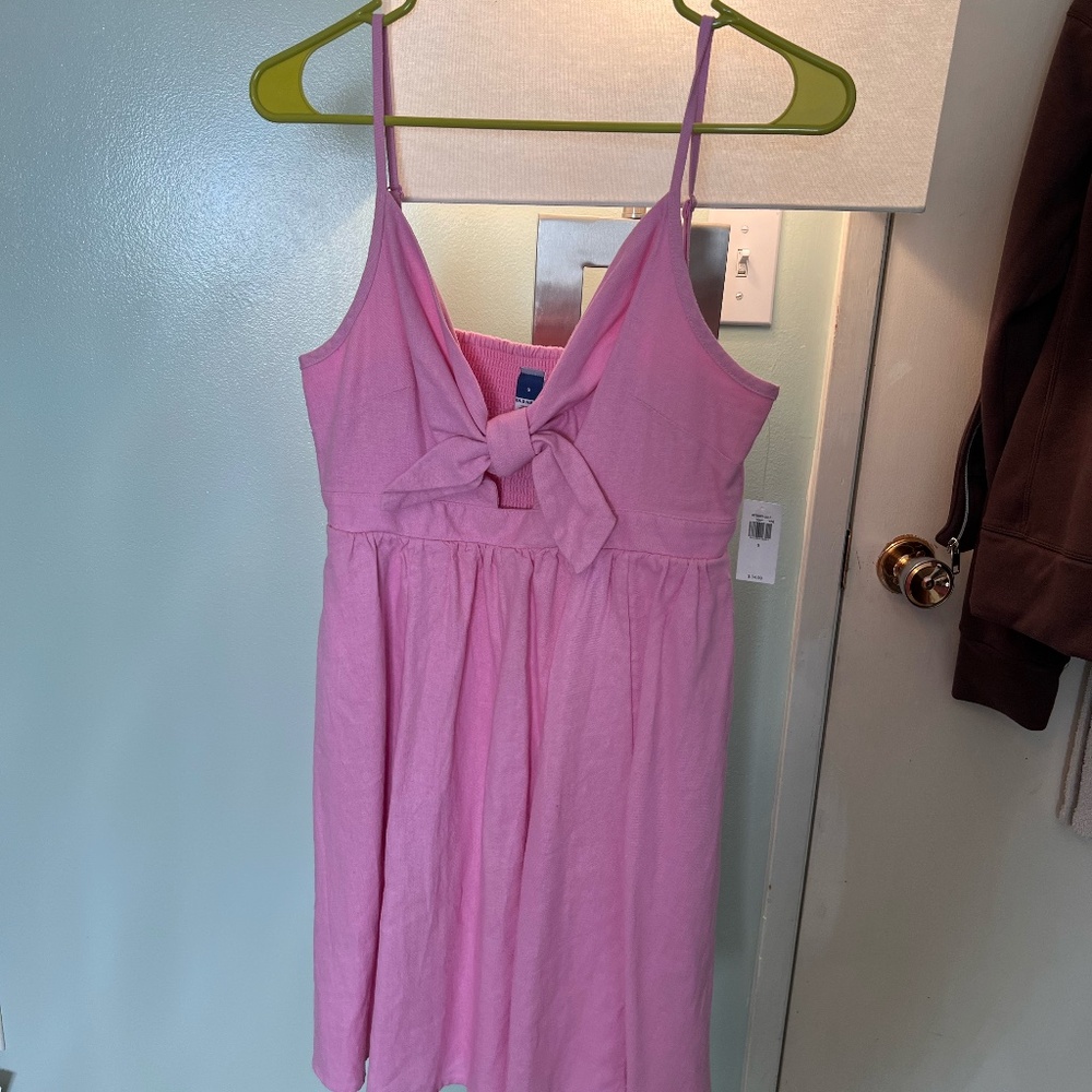Old Navy Bow Dress Pink size small